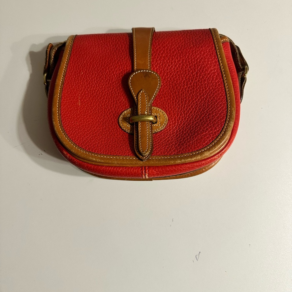 Dooney & Bourke Red Leather Crossbody Bag